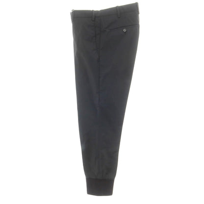 【中古】ニールバレット NEIL BARRETT ストレッチポリエステル リブパンツ ブラック【 44 】【 状態ランクC 】【 メンズ 】 [BPD]