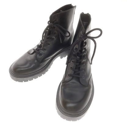[Used] KENZO Leather Lace-up Boots Black [41] [Condition Rank B] [Men&