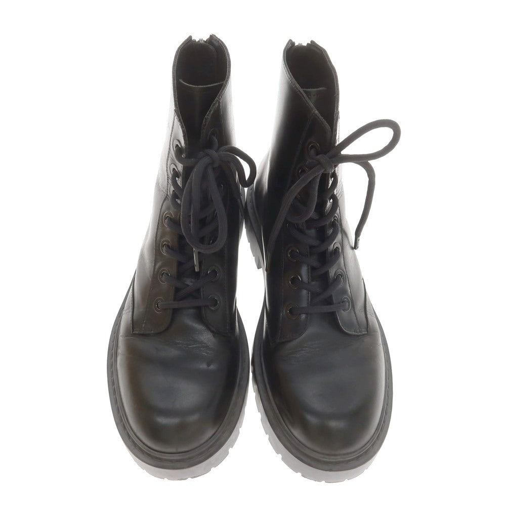 [Used] KENZO Leather Lace-up Boots Black [41] [Condition Rank B] [Men&