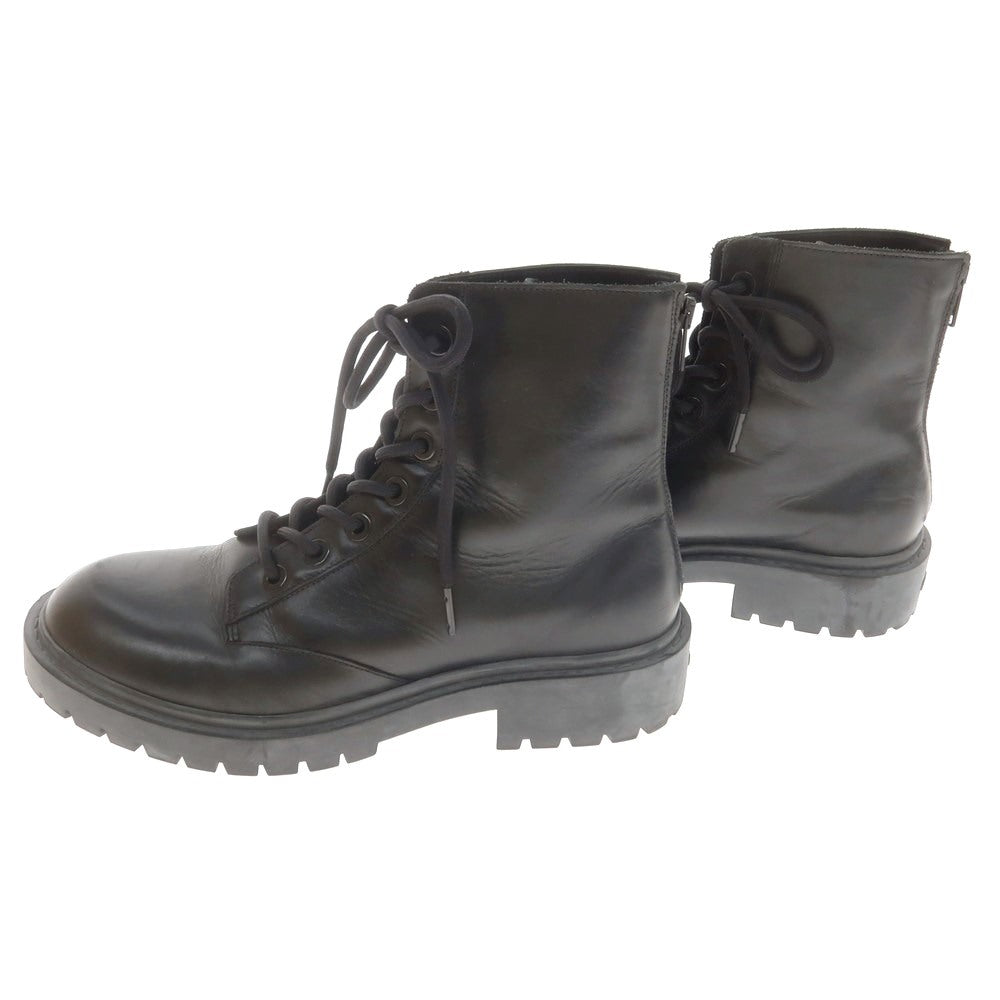 [Used] KENZO Leather Lace-up Boots Black [41] [Condition Rank B] [Men&