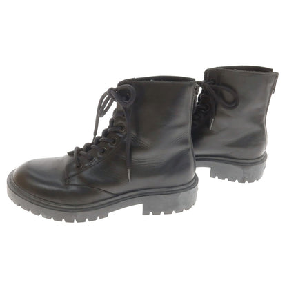 [Used] KENZO Leather Lace-up Boots Black [41] [Condition Rank B] [Men&
