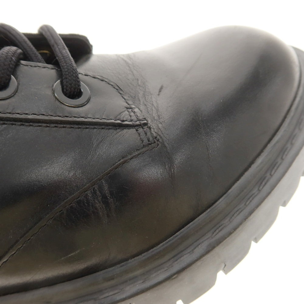 [Used] KENZO Leather Lace-up Boots Black [41] [Condition Rank B] [Men&