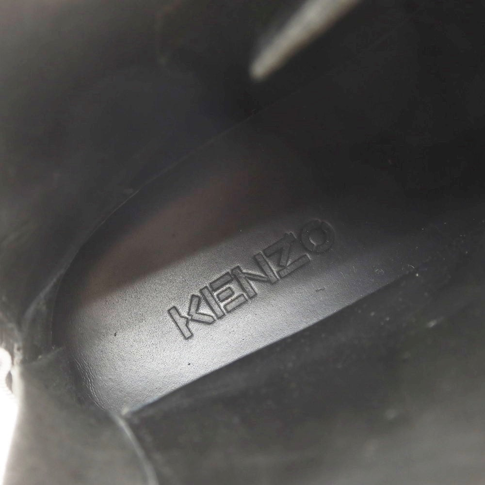 [Used] KENZO Leather Lace-up Boots Black [41] [Condition Rank B] [Men&