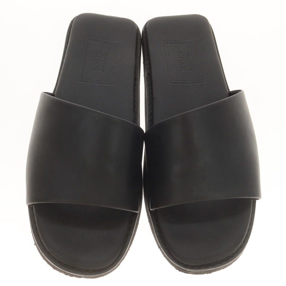 [Used] UNITED ARROWS &amp;amp; SONS × OBANA DAISUKE Sandals Black [Name Unknown] [Condition Rank C] [Men&