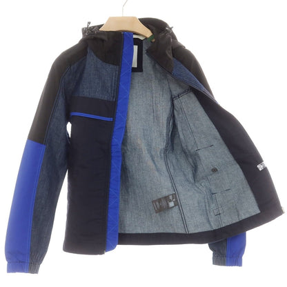 【中古】ジースターロウ G-STAR RAW ポリエステル デニム フーデッドブルゾン ネイビーxブラック【 XXS 】【 状態ランクA 】【 メンズ 】