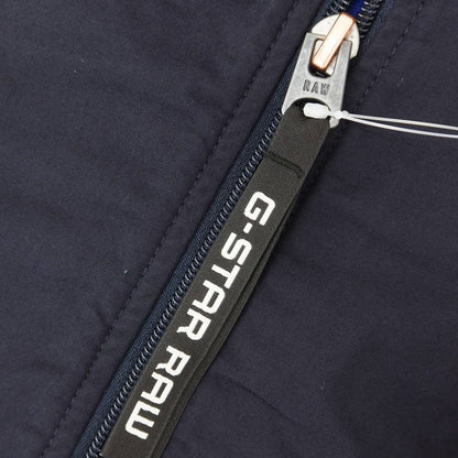 【中古】ジースターロウ G-STAR RAW ポリエステル デニム フーデッドブルゾン ネイビーxブラック【 XXS 】【 状態ランクA 】【 メンズ 】