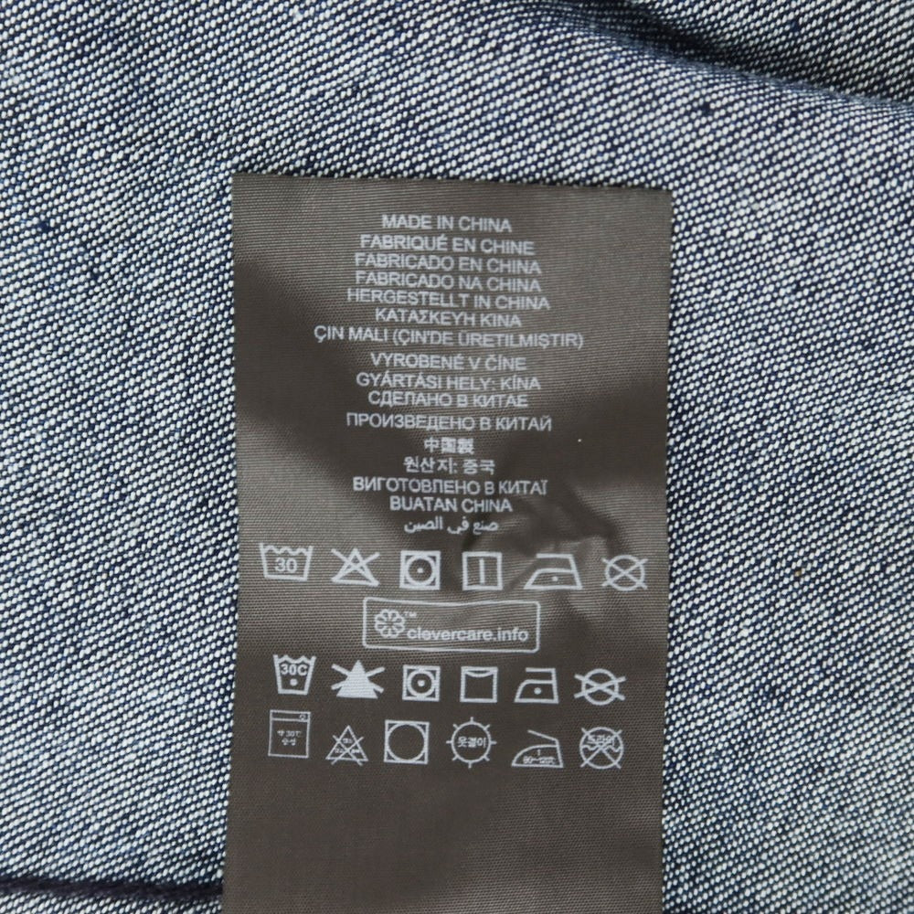 【中古】ジースターロウ G-STAR RAW ポリエステル デニム フーデッドブルゾン ネイビーxブラック【 XXS 】【 状態ランクA 】【 メンズ 】