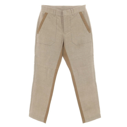 [Used] DOUBLE STANDARD CLOTHING Wool Hemp Slacks Pants Ash Brown [44] [Condition Rank A] [Men&