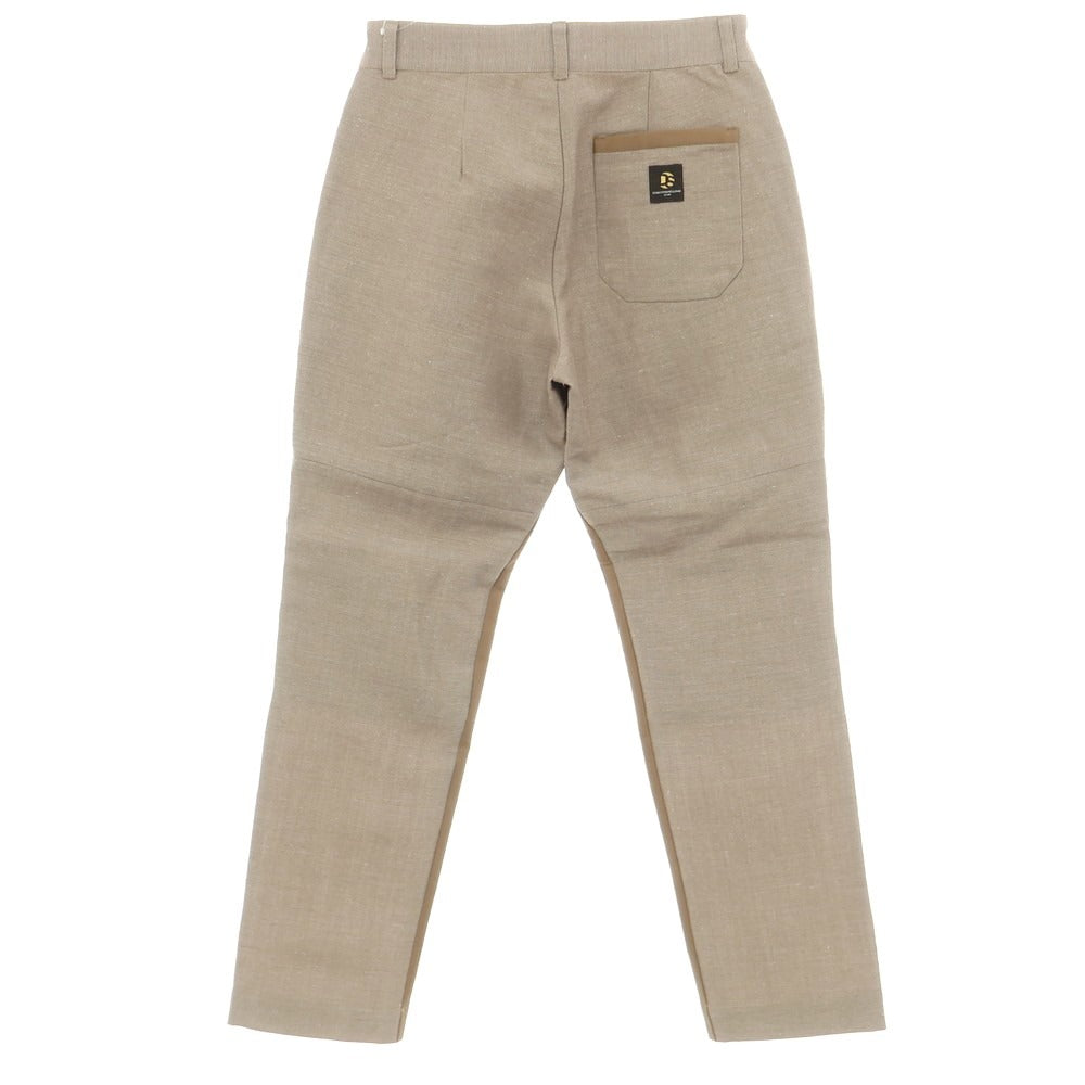 [Used] DOUBLE STANDARD CLOTHING Wool Hemp Slacks Pants Ash Brown [44] [Condition Rank A] [Men&