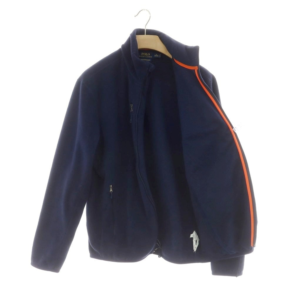 【中古】ポロ ラルフローレン Polo Ralph Lauren ジップアップ フリースジャケット ネイビー【 M 】【 状態ランクC 】【 メンズ 】
