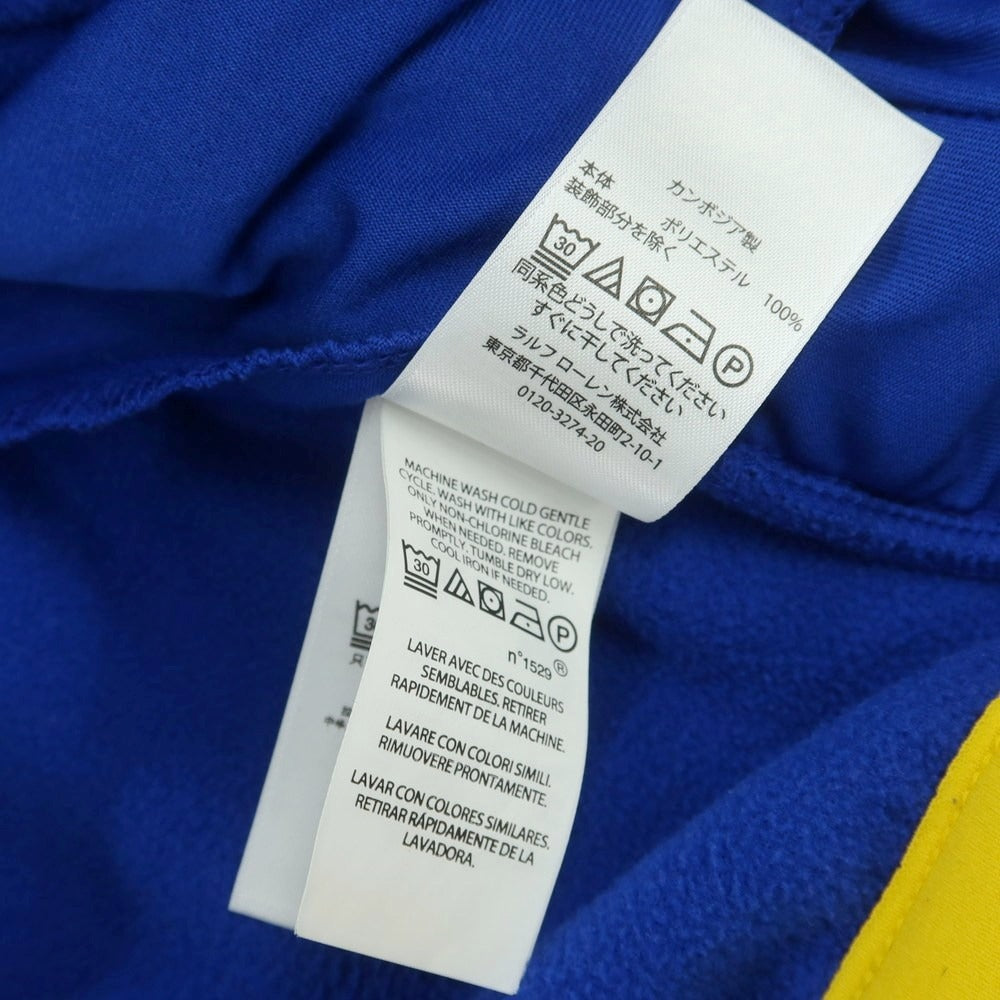 【中古】ポロ ラルフローレン Polo Ralph Lauren プルオーバー フリースジャケット ブルーxイエロー【 M 】【 状態ランクC 】【 メンズ 】