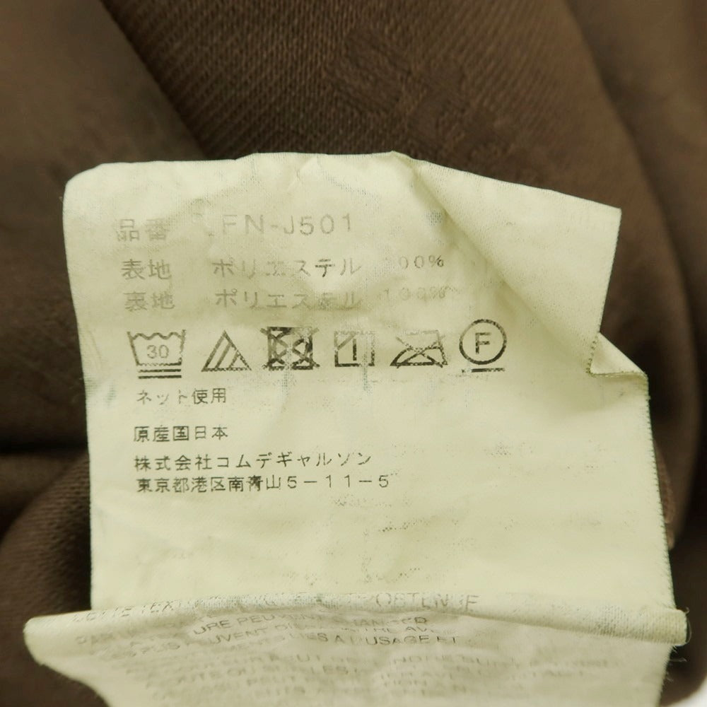 【中古】コムデギャルソンシャツ COMME des GARCONS SHIRT 2024年秋冬 ジャカードポリエステル カジュアルジャケット カーキ【サイズL】【 状態ランクA 】【 メンズ 】[EPD]