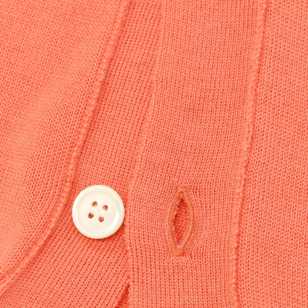 【中古】コムデギャルソンシャツ COMME des GARCONS SHIRT 2024年秋冬 ウール ロングニットベストカーディガン コーラルピンク【サイズM】【 状態ランクA 】【 メンズ 】 [DPD]