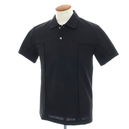 【中古】コムデギャルソン オムドゥ COMME des GARCONS HOMME DEUX 2024年秋冬 ポリエステル 半袖ポロシャツ ブラック【 M 】【 状態ランクA 】【 メンズ 】