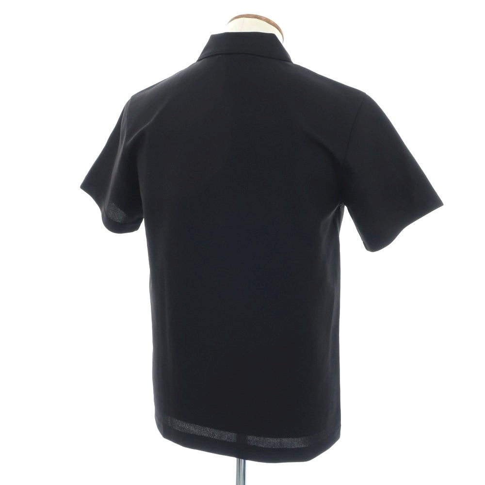 【中古】コムデギャルソン オムドゥ COMME des GARCONS HOMME DEUX 2024年秋冬 ポリエステル 半袖ポロシャツ ブラック【 M 】【 状態ランクA 】【 メンズ 】