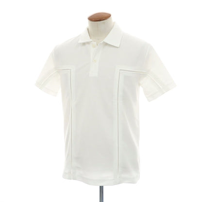 【中古】コムデギャルソン オムドゥ COMME des GARCONS HOMME DEUX 2024年秋冬 ポリエステル 半袖ポロシャツ ホワイト【 M 】【 状態ランクA 】【 メンズ 】