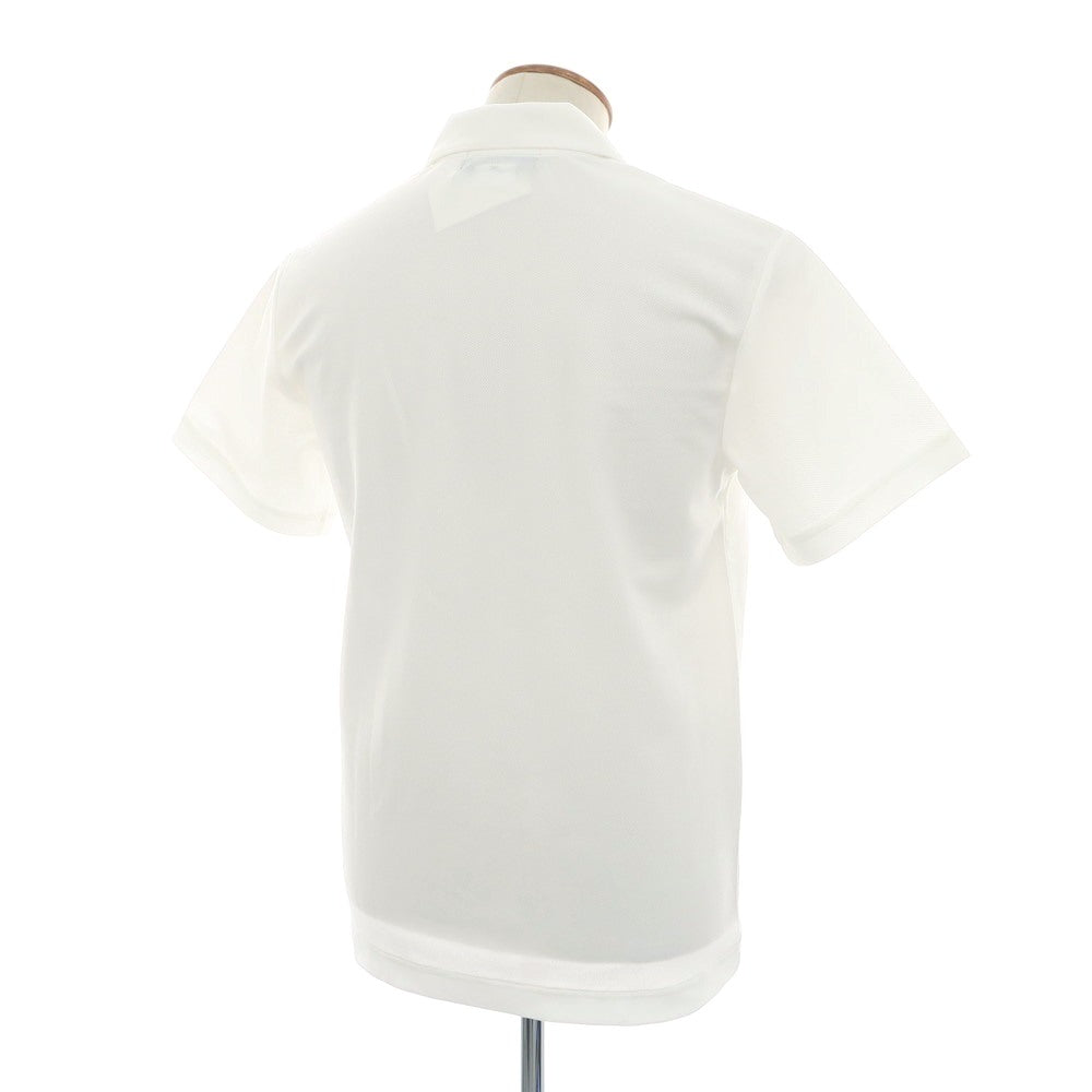 【中古】コムデギャルソン オムドゥ COMME des GARCONS HOMME DEUX 2024年秋冬 ポリエステル 半袖ポロシャツ ホワイト【 M 】【 状態ランクA 】【 メンズ 】