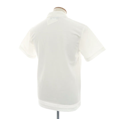 【中古】コムデギャルソン オムドゥ COMME des GARCONS HOMME DEUX 2024年秋冬 ポリエステル 半袖ポロシャツ ホワイト【 M 】【 状態ランクA 】【 メンズ 】