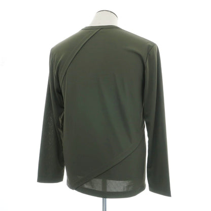 【中古】コムデギャルソン オムドゥ COMME des GARCONS HOMME DEUX 2024年秋冬 ポリエステル クルーネック 長袖Ｔシャツ オリーブ【 L 】【 状態ランクA 】【 メンズ 】