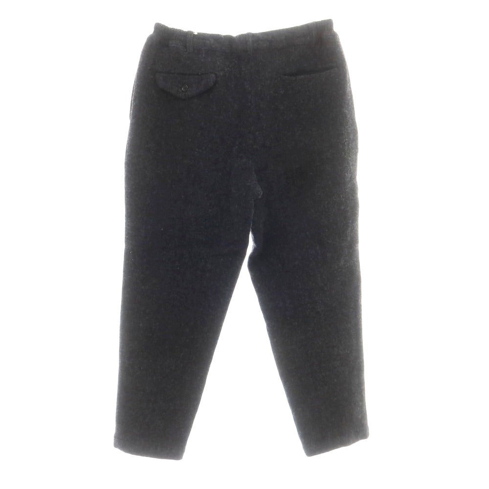 【中古】コムデギャルソン オムドゥ COMME des GARCONS HOMME DEUX ウール テーパード カジュアルスラックスパンツ ダークグレー【 L 】【 状態ランクA 】【 メンズ 】[CPD]