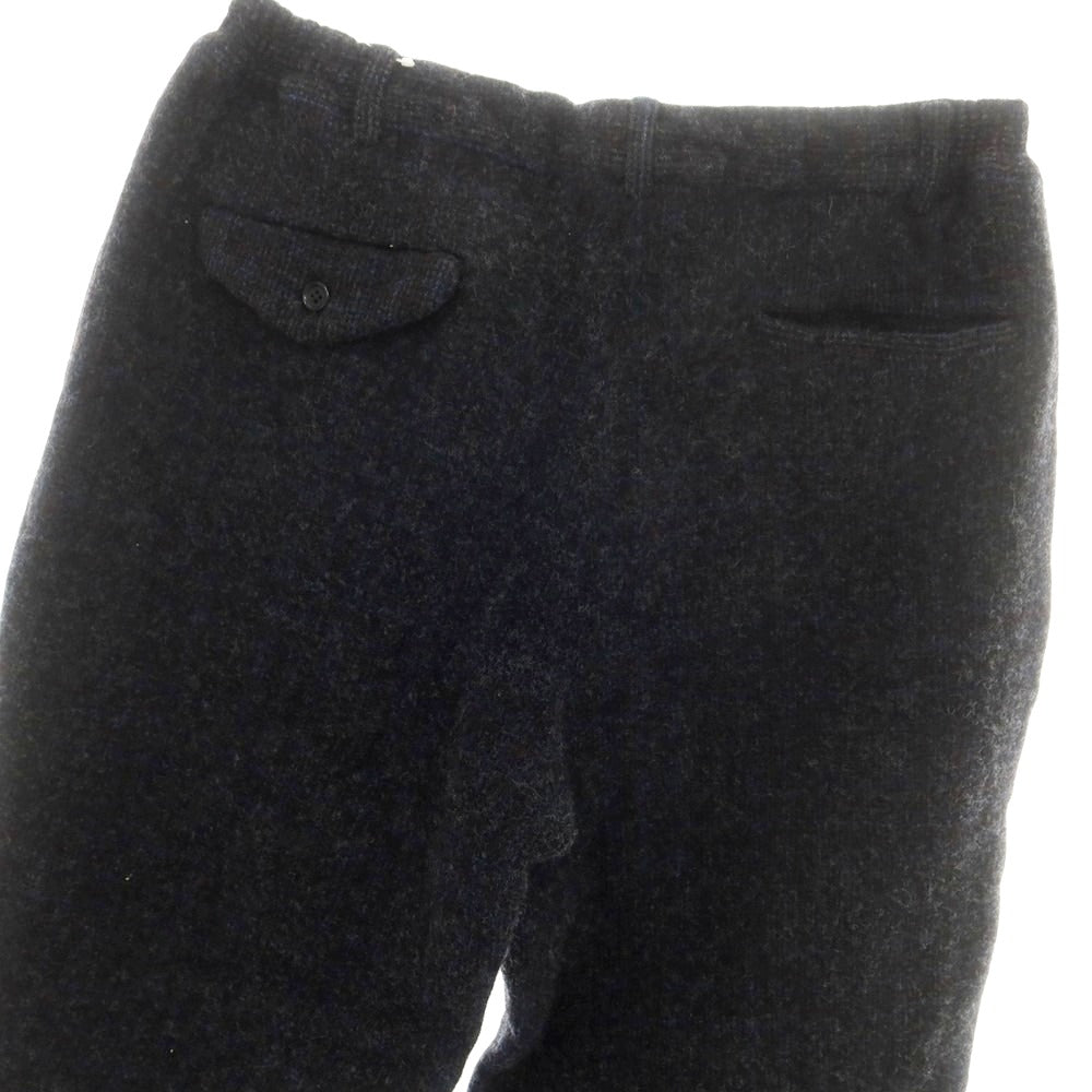 【中古】コムデギャルソン オムドゥ COMME des GARCONS HOMME DEUX ウール テーパード カジュアルスラックスパンツ ダークグレー【 L 】【 状態ランクA 】【 メンズ 】[CPD]