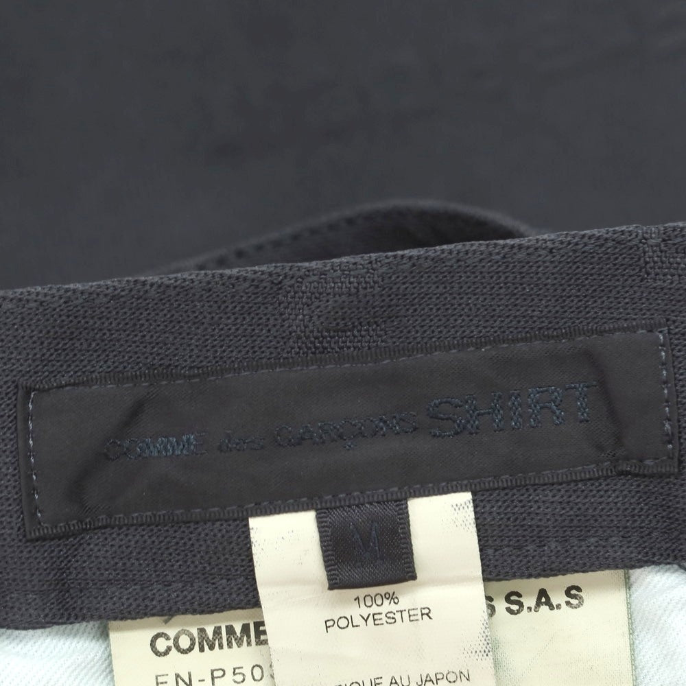 【中古】コムデギャルソンシャツ COMME des GARCONS SHIRT 2024年秋冬 ポリエステル カジュアルスラックスパンツ ダークグレー【サイズM】【 状態ランクA 】【 メンズ 】[EPD]