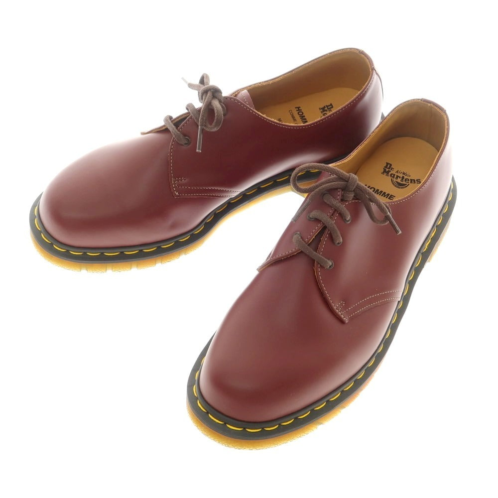 【中古】コムデギャルソン オムドゥ COMME des GARCONS HOMME DEUX × Dr.Martens 1461 プレーントゥ シューズ バーガンディ【 11 】【 状態ランクA 】【 メンズ 】