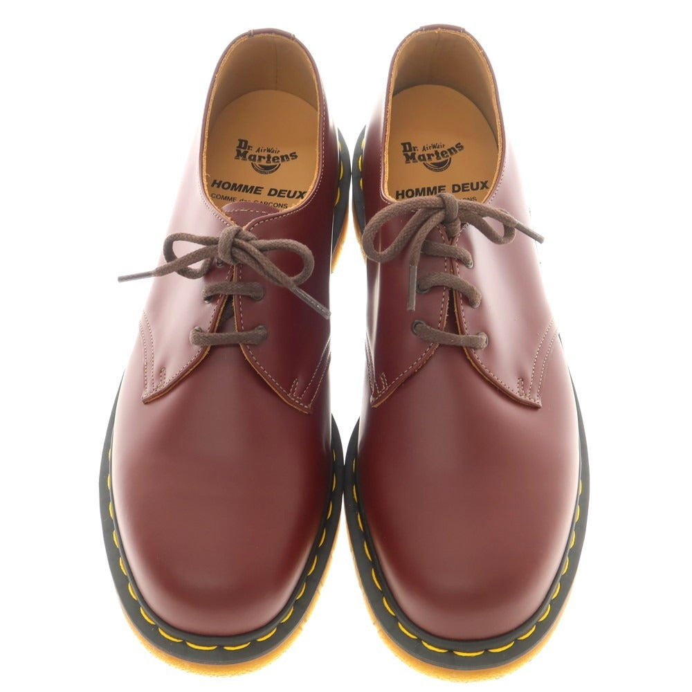 【中古】コムデギャルソン オムドゥ COMME des GARCONS HOMME DEUX × Dr.Martens 1461 プレーントゥ シューズ バーガンディ【 11 】【 状態ランクA 】【 メンズ 】
