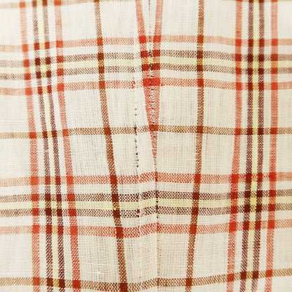 [Used] Artigianale Linen Check Tailored Jacket Off-White x Red [44] [Condition Rank C] [Men&