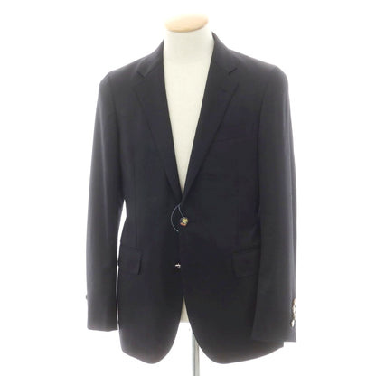 【中古】ディストリクトユナイテッドアローズ District UNITED ARROWS ウール テーラードジャケット ブラック【 44 】【 状態ランクC 】【 メンズ 】