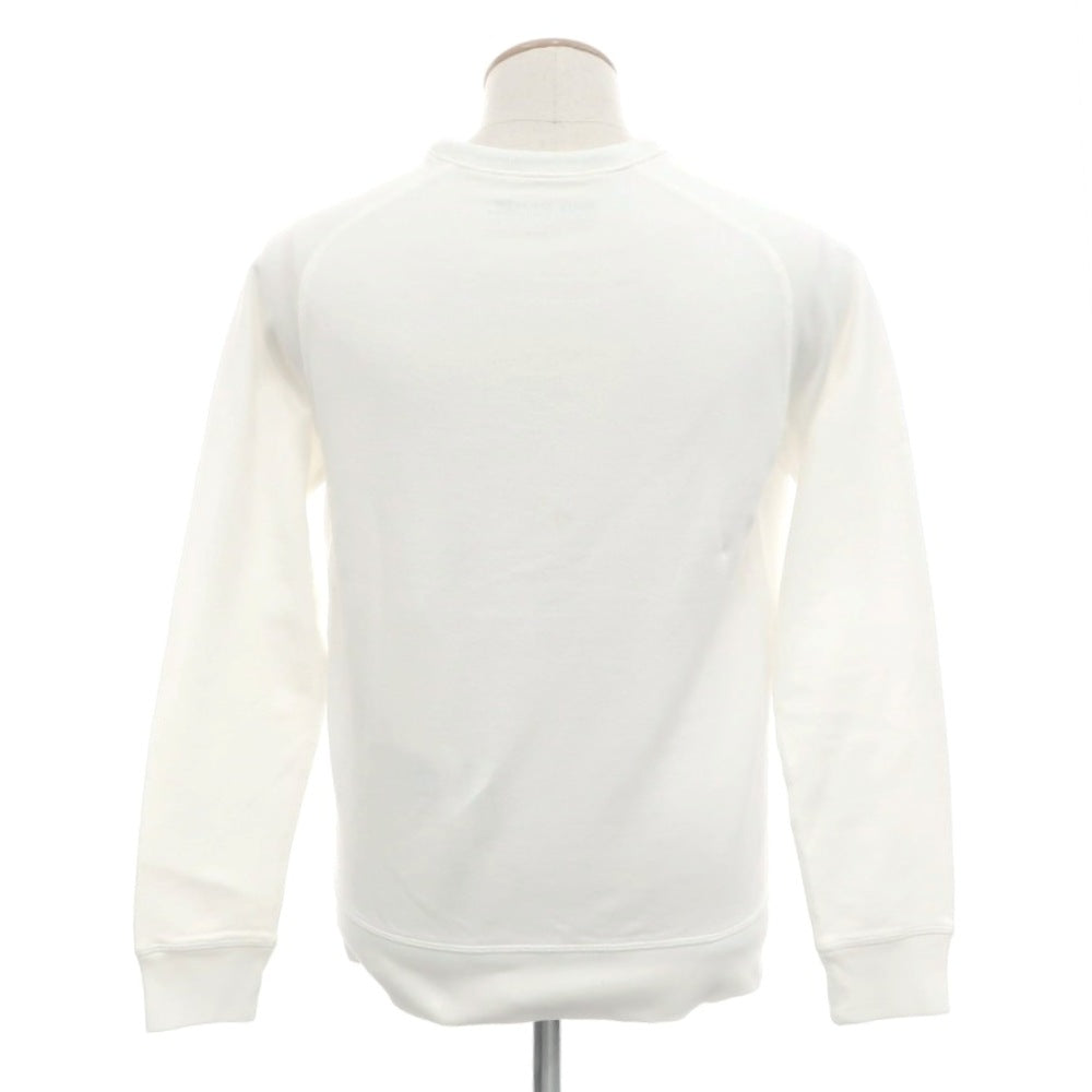 【中古】ゴールデングース GOLDEN GOOSE コットン クルーネック スウェット ホワイト【 XS 】【 状態ランクC 】【 メンズ 】