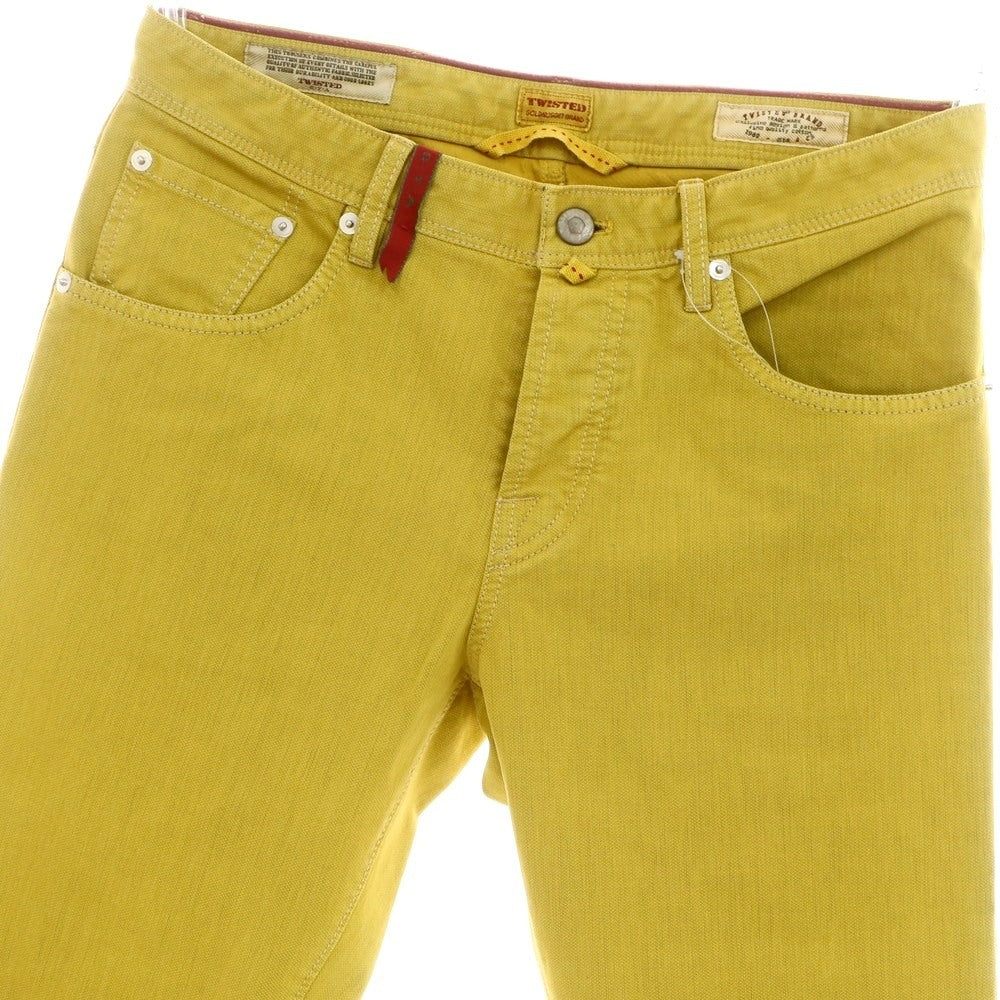 [Used] GTA TWISTED Stretch Cotton Polyester 5 Pocket Pants Yellow [32] [Condition Rank B] [Men&