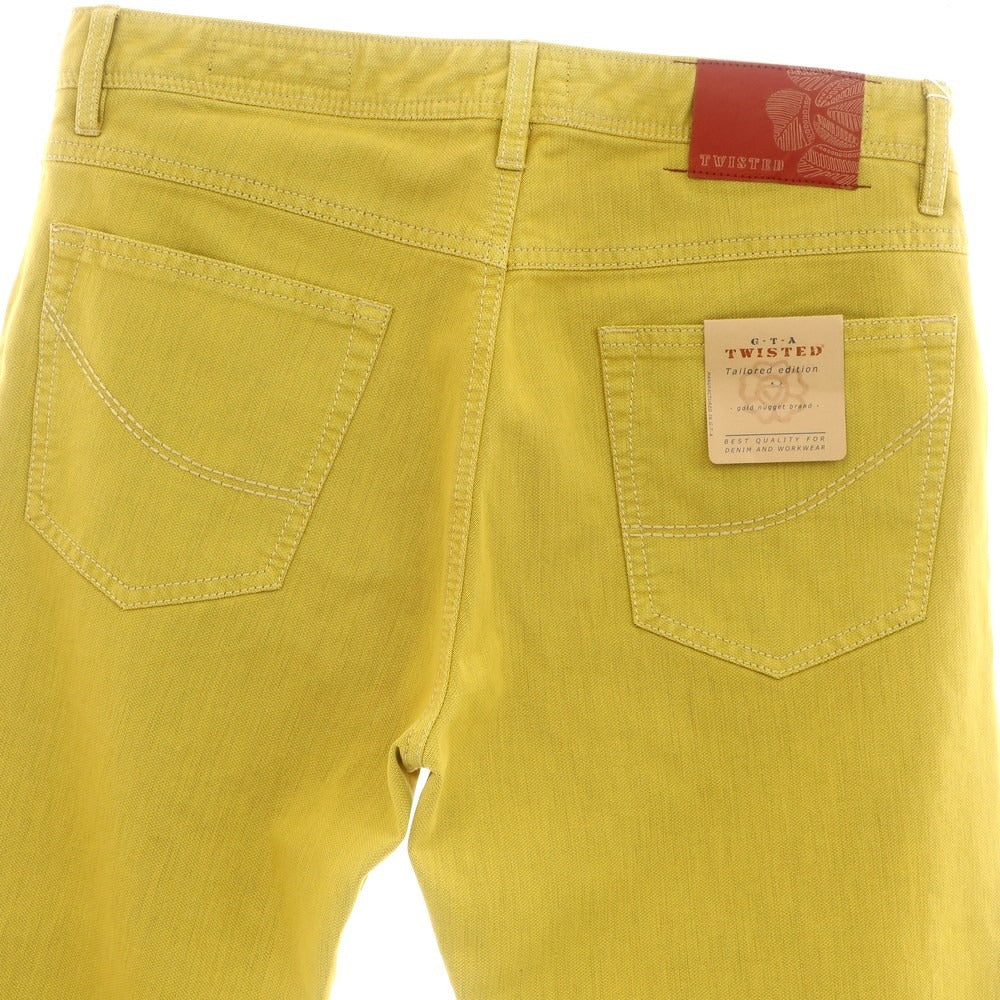 [Used] GTA TWISTED Stretch Cotton Polyester 5 Pocket Pants Yellow [32] [Condition Rank B] [Men&
