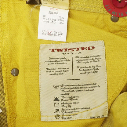 [Used] GTA TWISTED Stretch Cotton Polyester 5 Pocket Pants Yellow [32] [Condition Rank B] [Men&