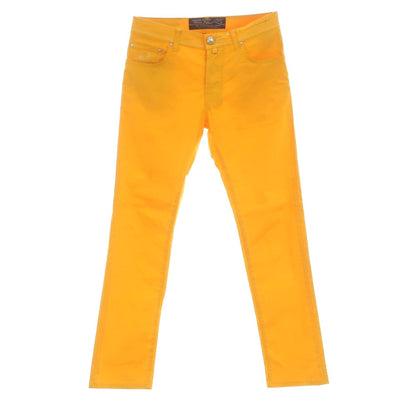 【中古】ヤコブコーエン JACOB COHEN PW688 ストレッチ コットン 5ポケットパンツ オレンジイエロー【 31 】【 状態ランクB 】【 メンズ 】 [BPD]