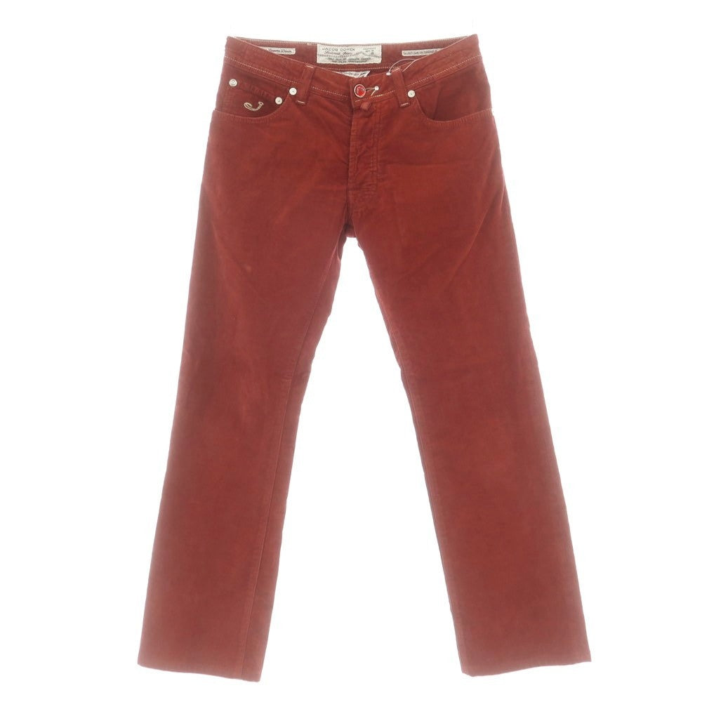 【中古】ヤコブコーエン JACOB COHEN J620 ストレッチ コットン コーデュロイパンツ レッド系【 32 】【 状態ランクC 】【 メンズ 】