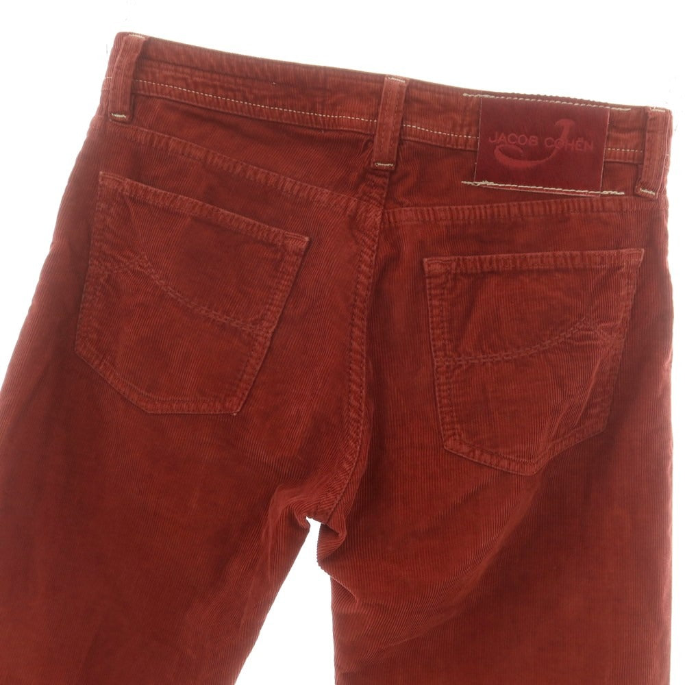【中古】ヤコブコーエン JACOB COHEN J620 ストレッチ コットン コーデュロイパンツ レッド系【 32 】【 状態ランクC 】【 メンズ 】
