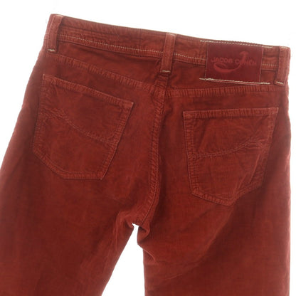 【中古】ヤコブコーエン JACOB COHEN J620 ストレッチ コットン コーデュロイパンツ レッド系【 32 】【 状態ランクC 】【 メンズ 】