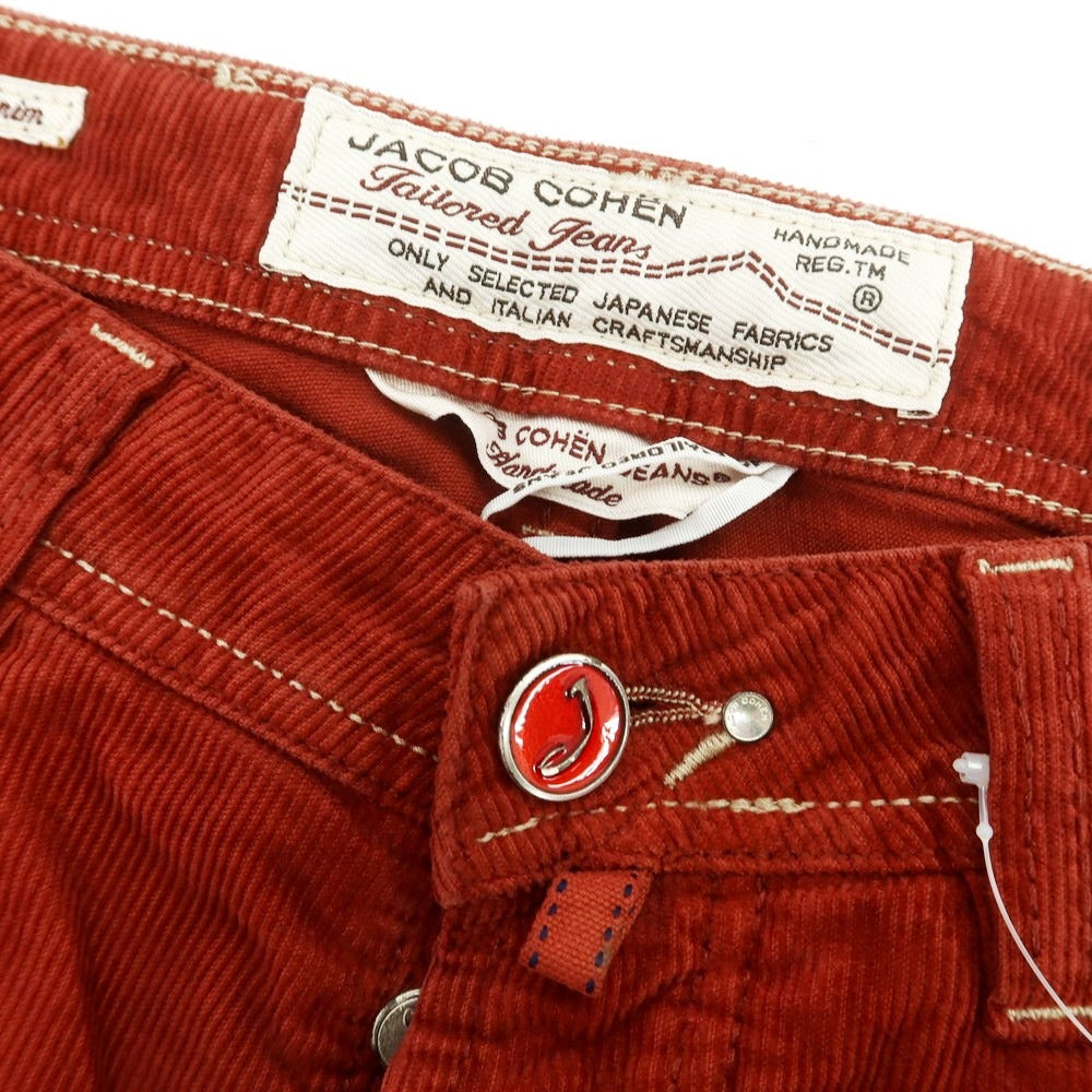 【中古】ヤコブコーエン JACOB COHEN J620 ストレッチ コットン コーデュロイパンツ レッド系【 32 】【 状態ランクC 】【 メンズ 】