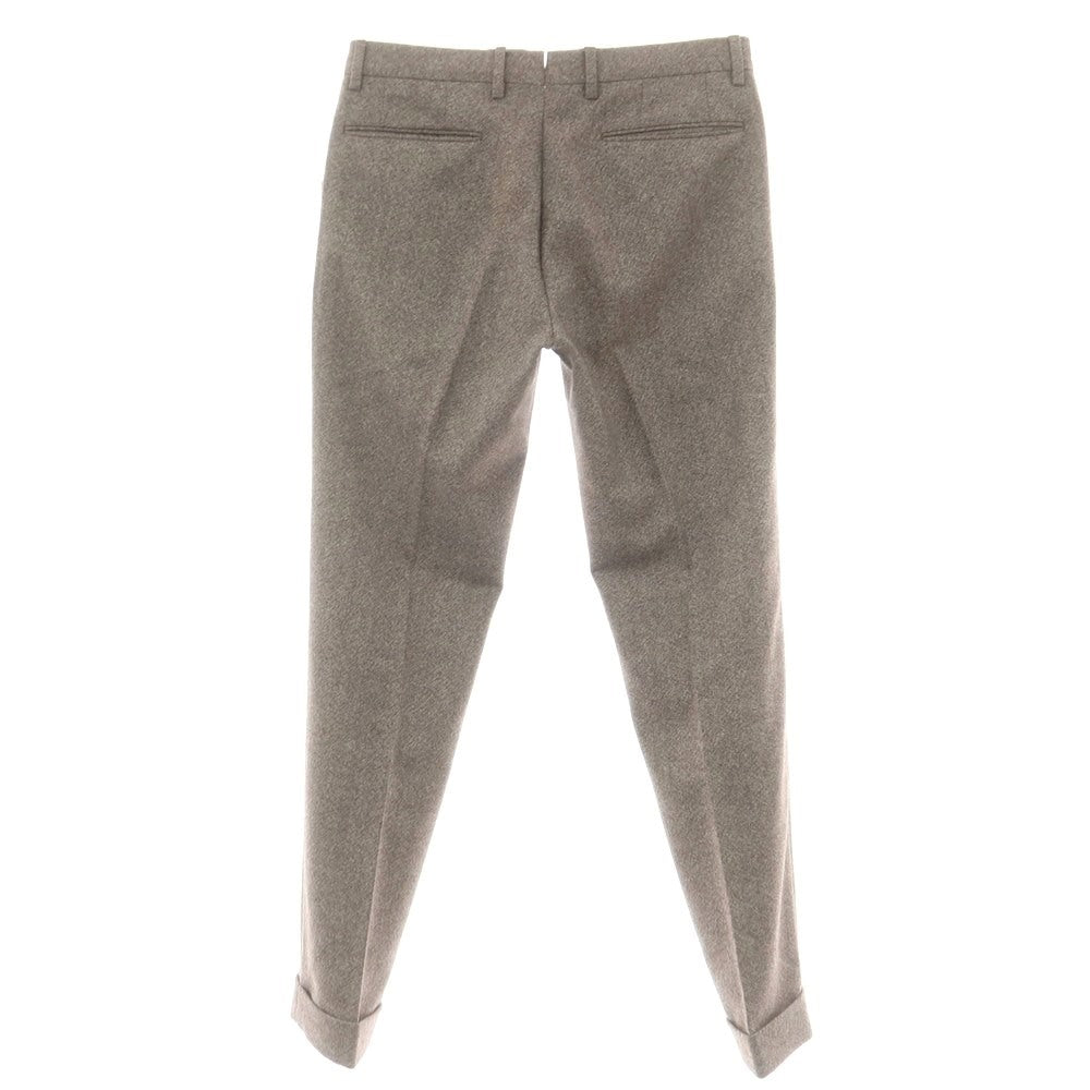 【中古】インコテックス INCOTEX International Gallery BEAMS別注 ウール カジュアルスラックスパンツ ブラウン系【 46 】【 状態ランクD 】【 メンズ 】