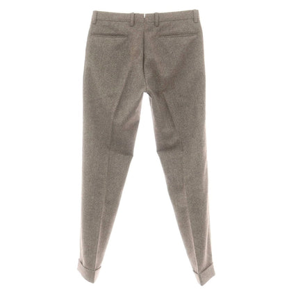 【中古】インコテックス INCOTEX International Gallery BEAMS別注 ウール カジュアルスラックスパンツ ブラウン系【 46 】【 状態ランクD 】【 メンズ 】