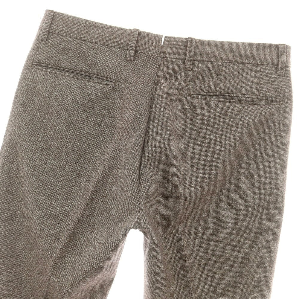 【中古】インコテックス INCOTEX International Gallery BEAMS別注 ウール カジュアルスラックスパンツ ブラウン系【 46 】【 状態ランクD 】【 メンズ 】