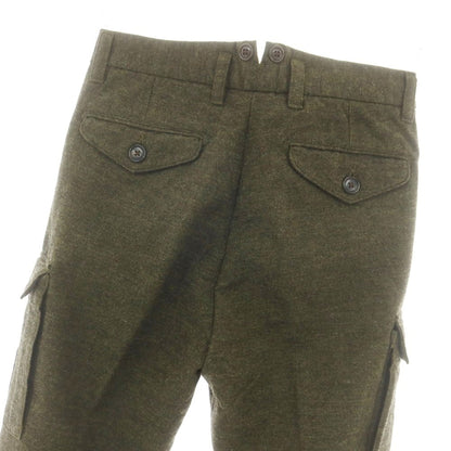 【中古】キソヴェル Quesorvel ウールリネンモヘヤ カーゴパンツ オリーブ【 44 】【 状態ランクB 】【 メンズ 】