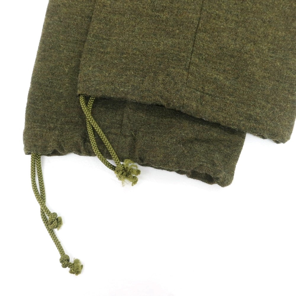 【中古】キソヴェル Quesorvel ウールリネンモヘヤ カーゴパンツ オリーブ【 44 】【 状態ランクB 】【 メンズ 】