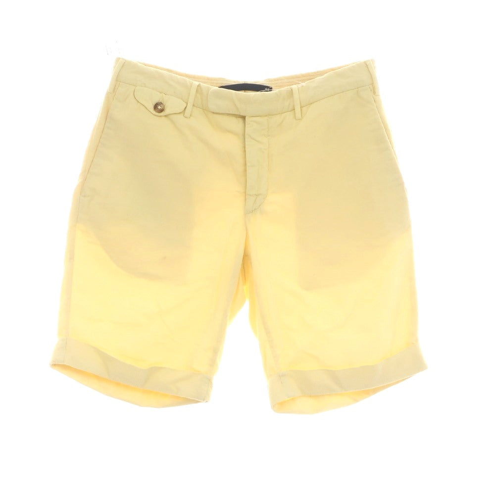 [Used] INCOTEX Cotton Summer Corduroy Shorts Light Yellow [48] [Condition Rank C] [Men&