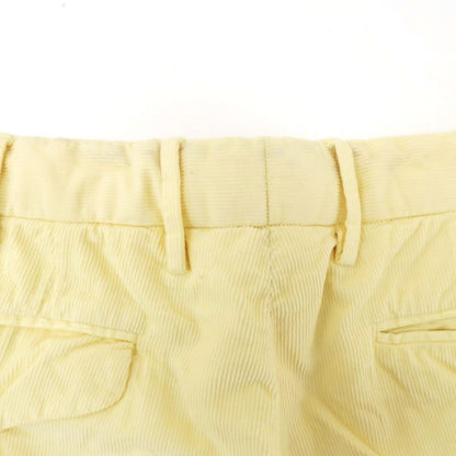 [Used] INCOTEX Cotton Summer Corduroy Shorts Light Yellow [48] [Condition Rank C] [Men&