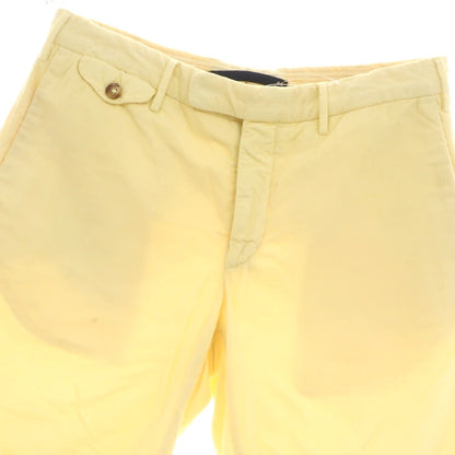 [Used] INCOTEX Cotton Summer Corduroy Shorts Light Yellow [48] [Condition Rank C] [Men&