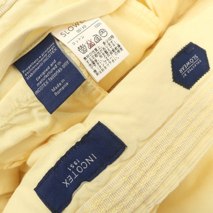 [Used] INCOTEX Cotton Summer Corduroy Shorts Light Yellow [48] [Condition Rank C] [Men&