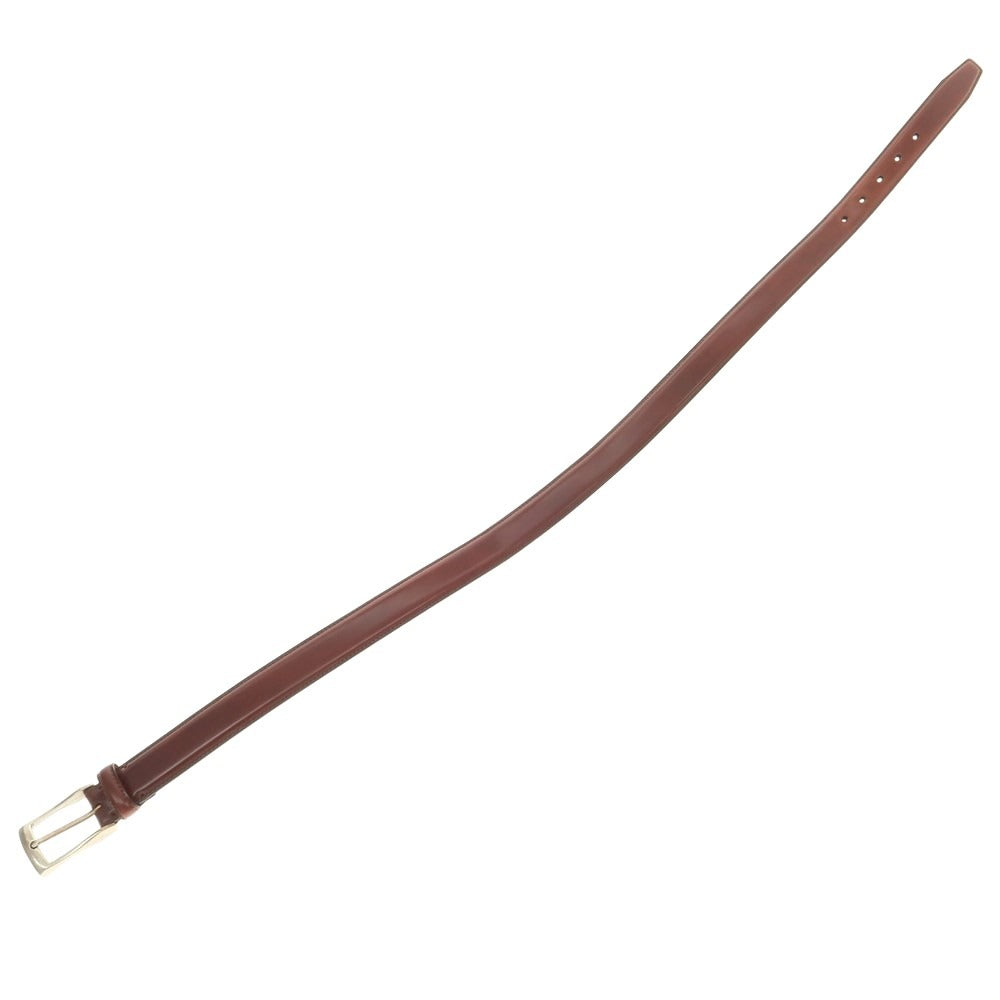 【中古】ジ ウォームスクラフツ マニュファクチャー The Warmthcrafts-Manufacture コードバン ベルト ブラウン【 34/85 】【 状態ランクB 】【 メンズ 】