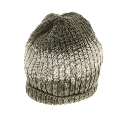 [Used] [Unused] Journeyman Linen Knit Cap Olive x Gray [F] [Condition Rank S] [Men&